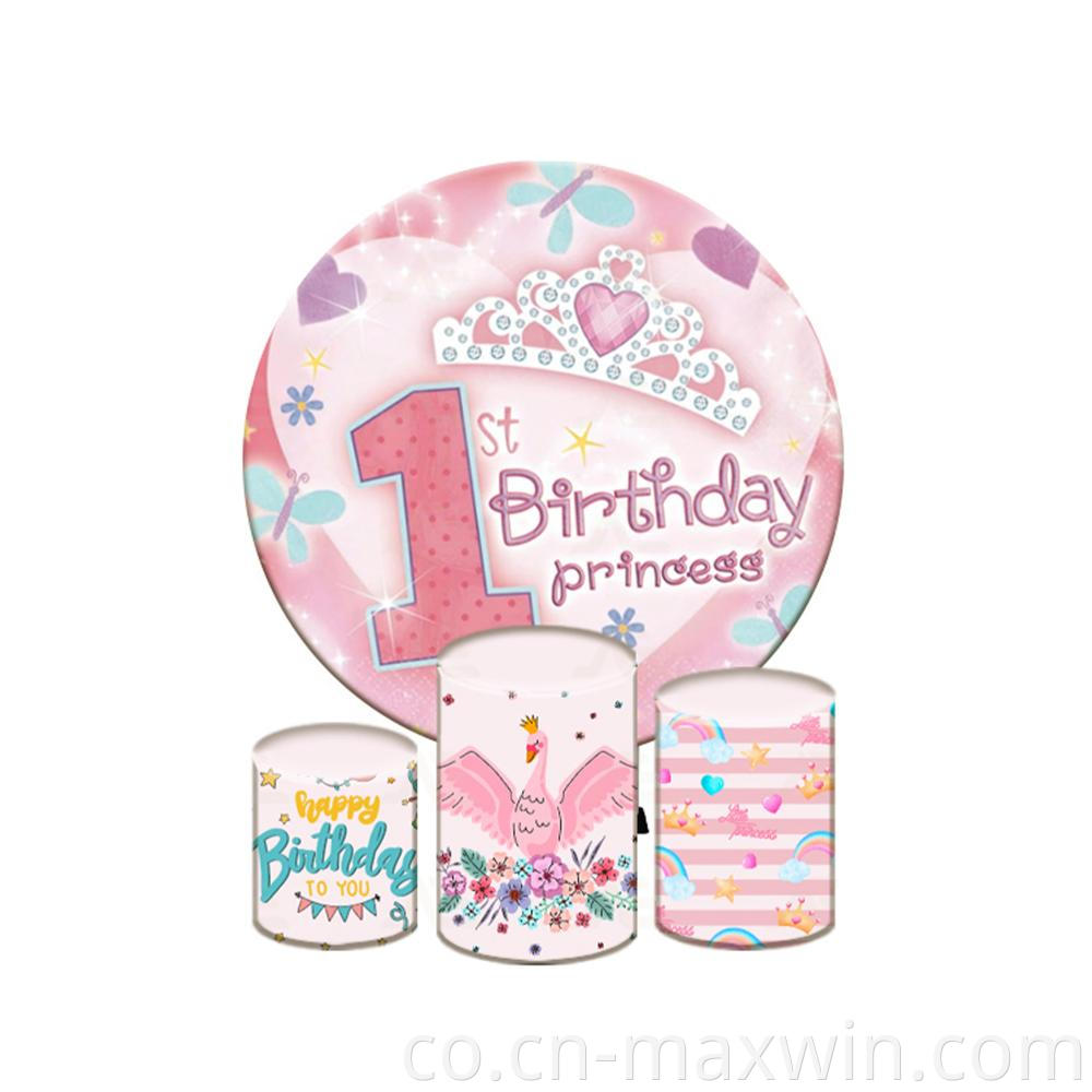 Frames di fondo tonda Round Background Frames